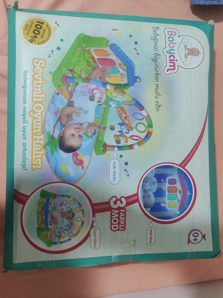 Babycim Sevimli Piyanolu Işıklı ve Sesli Bebek Oyun Halısı (Kutulu) - 2