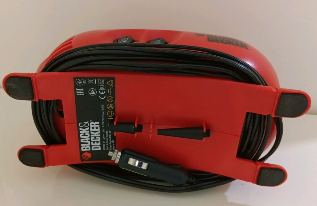 Black Decker Dijital 160PSİ Hava Kompresör Pompa Lastik şişirme fener - 4