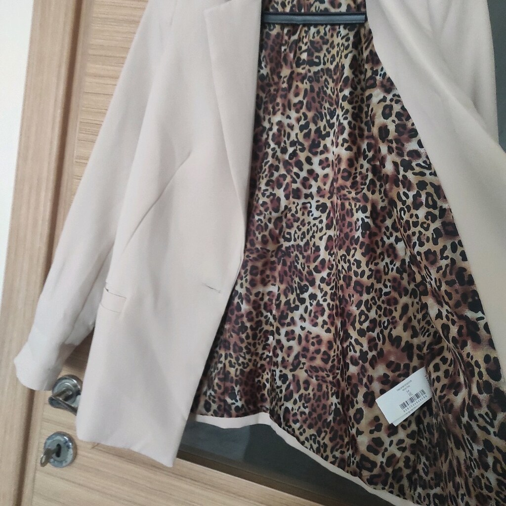 leopar astarlı ceket - 2