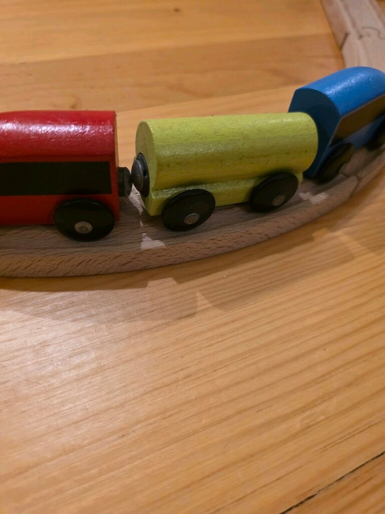 ikea ahşap tren seti - 3