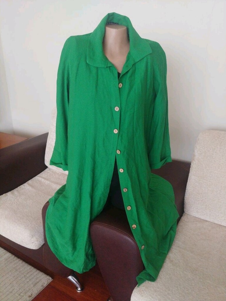 yeşil uzun tunik - 8