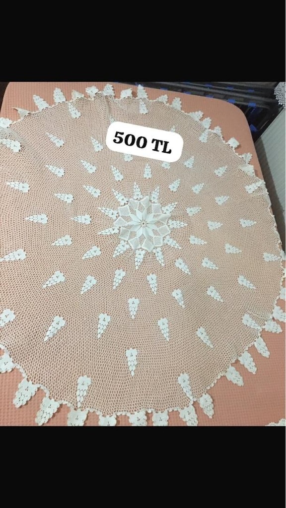 sıfır el işi beyaz renk dantel modelleri - 4