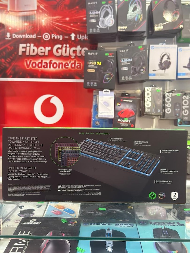 NİTRO BİLİŞİM’DEN RAZER ORNATA V3 X LOW PROFILE GAMING KEYBOARD! - 2