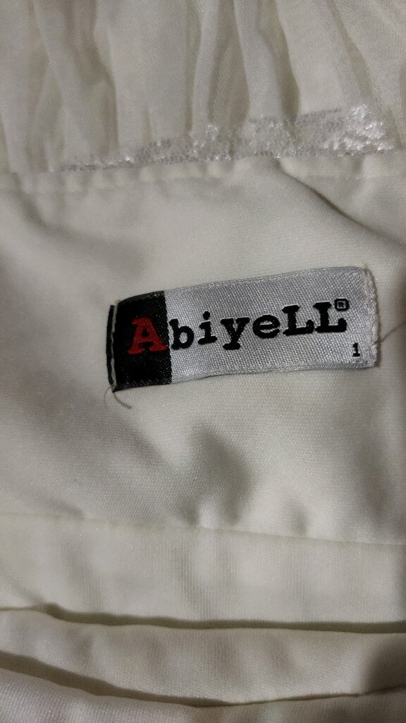 abiye 1 beden temiz kullanılmış hafif krem renktir - 8