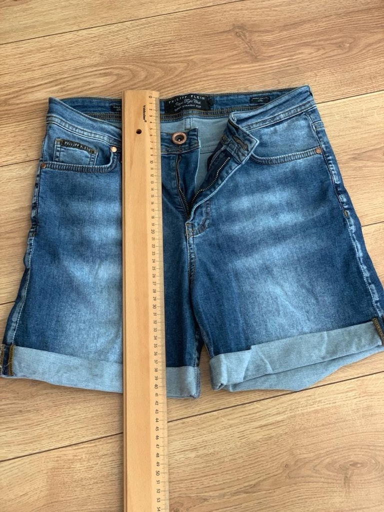 Philipp Plein den Kadın Kot Şort - 2