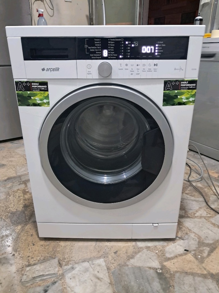 sıfır gibi arcelik 9kloluk piyano serisi camaşır makinesi 9.500tl - 7