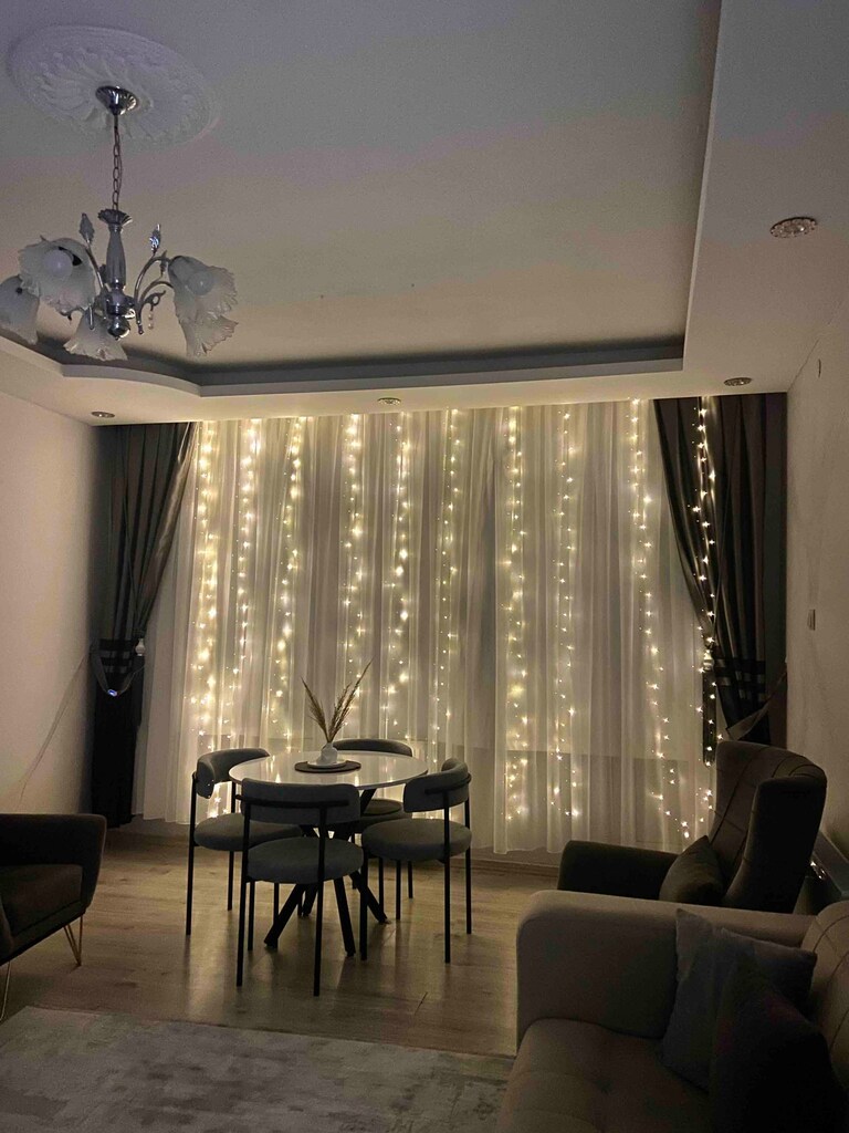 YUVARLAK YEMEK MASASI + 4 ADET TEDDY SANDALYE TAKIMI - 16