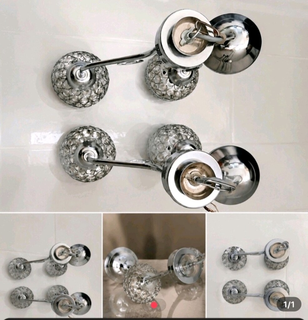 2 Adet avize taşlı çiftli - 2