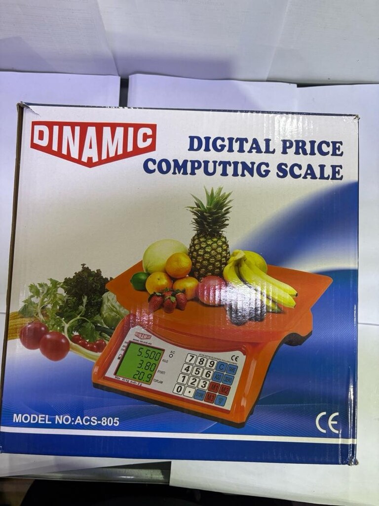 Dinamic ACS-805 Dijital Fiyat Hesaplamalı Terazi 40 Kg – Baskül - 6