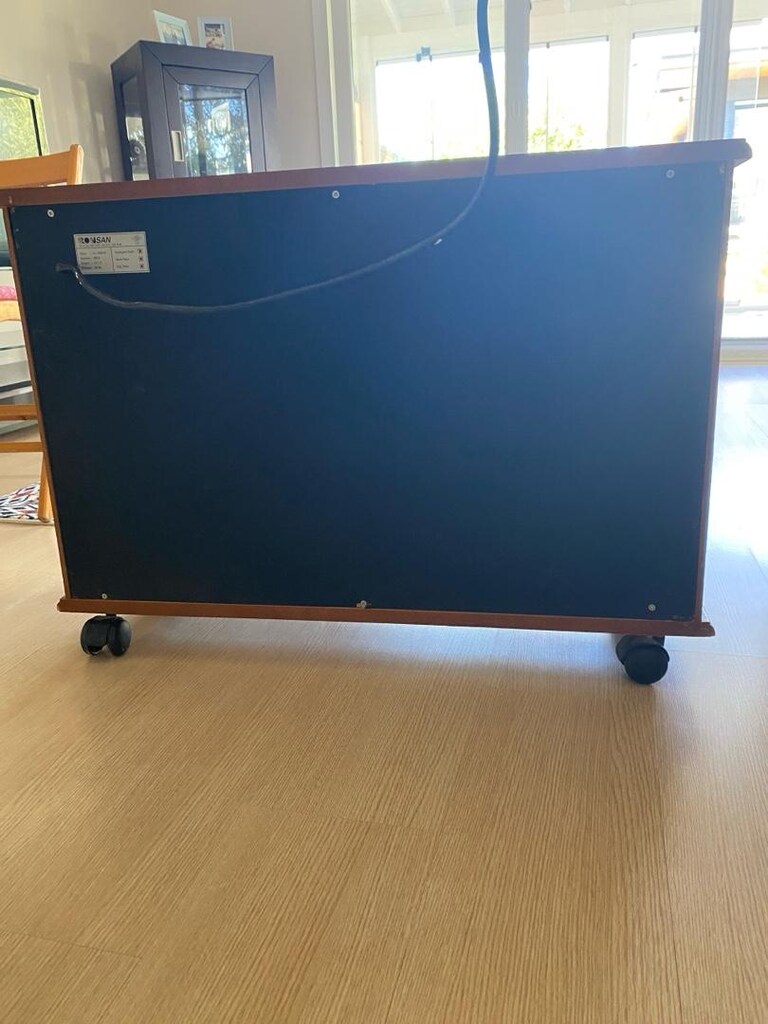 Elektrikli antika ahşap ısıtıcı - 4