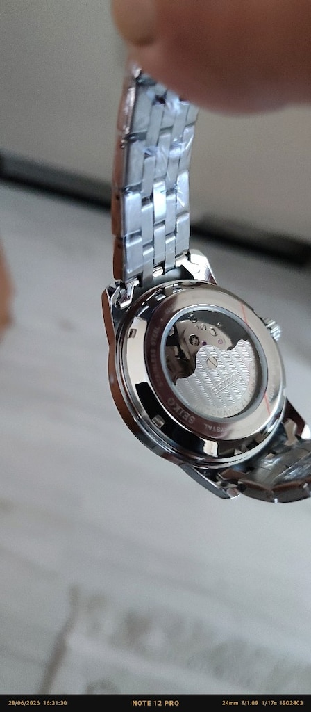seiko otomatik saat sıfır üründür - 3