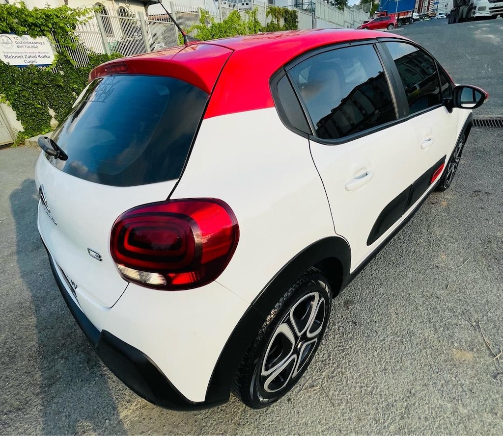 Citroen C3 orijinal çift renkli otomatik benzinli düşük kilometre - 17