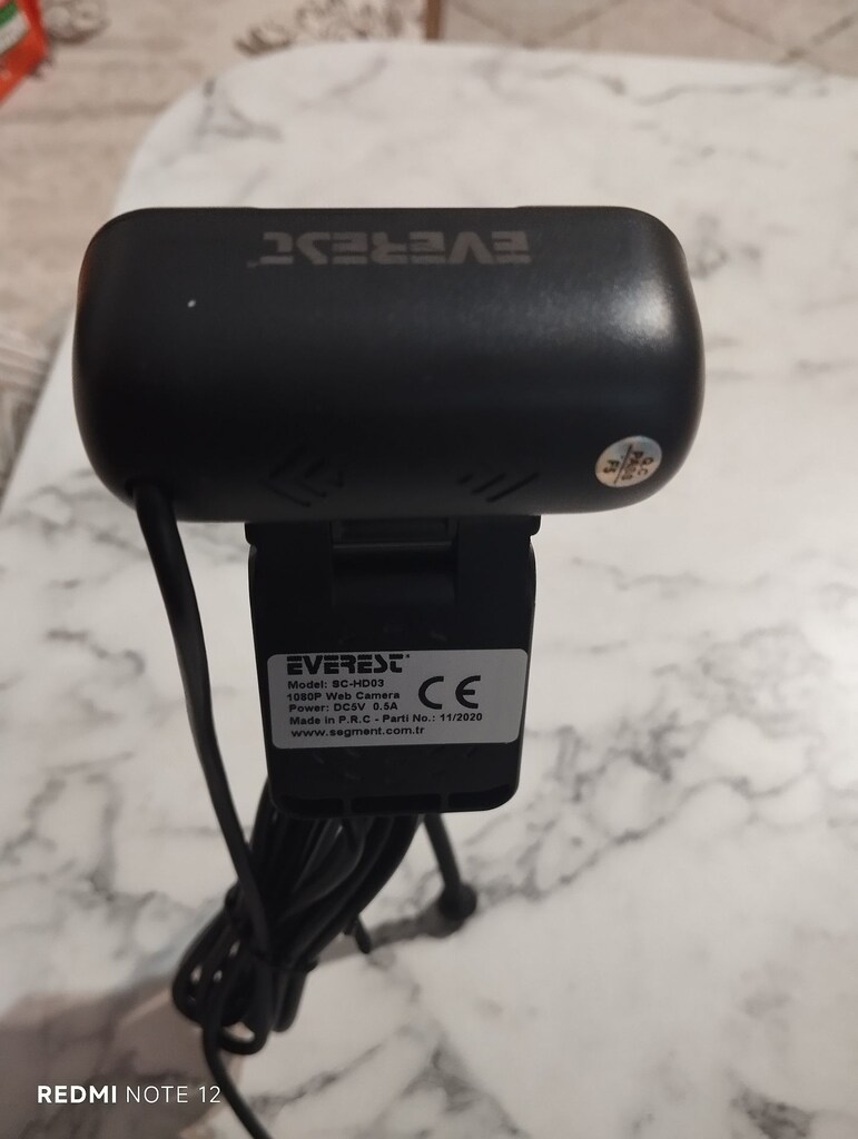 Everest Sc-hd03 1080p Full Hd Metal Tripod Hediyeli Webcam - 2