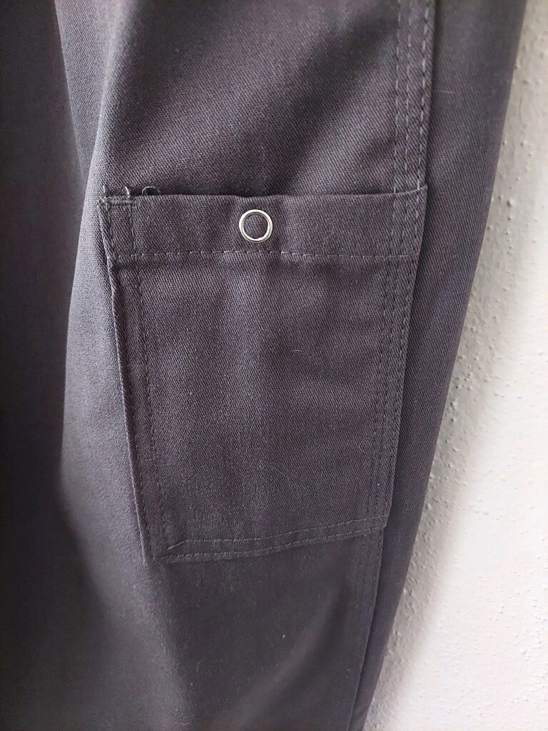 Erkek Beli lastikli Füme iş pantolonu - 4