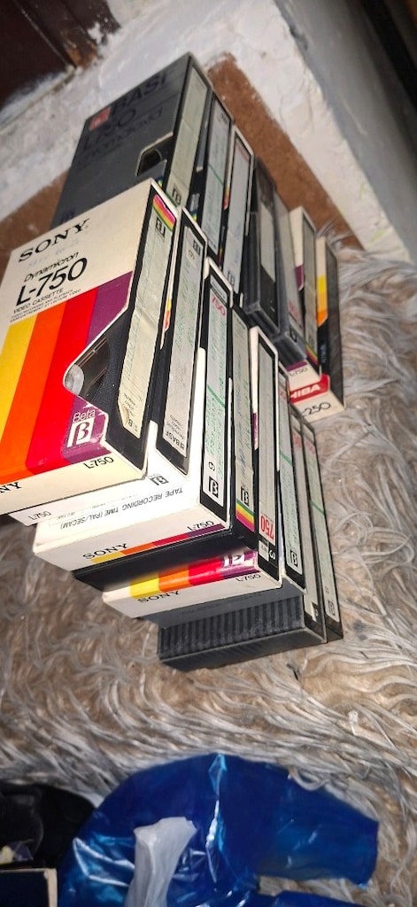 Sony ve BASF L750 Video Kasetler - 4