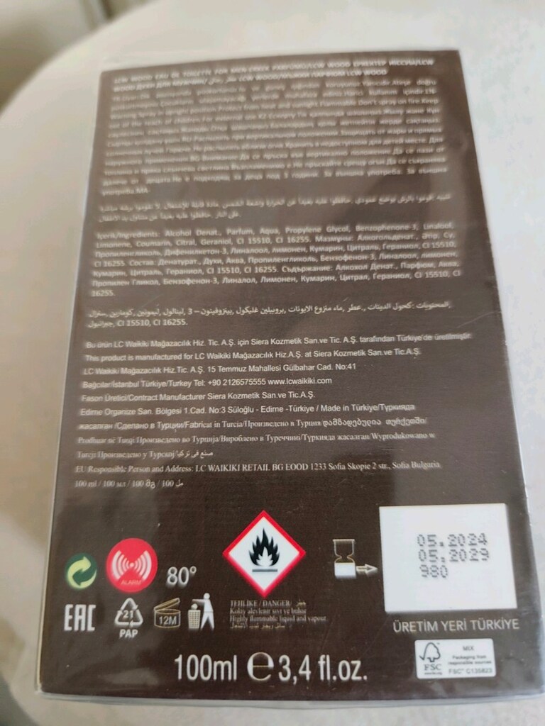 100 ml LC Waikiki parfüm orijinal faturalı men erkek - 2