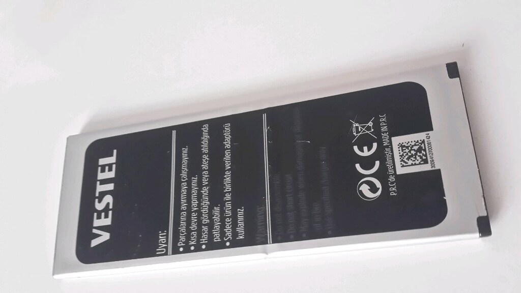 Vestel Venüs telefon bataryası tertemiz uzun süre şarz sorunu olmaz - 5