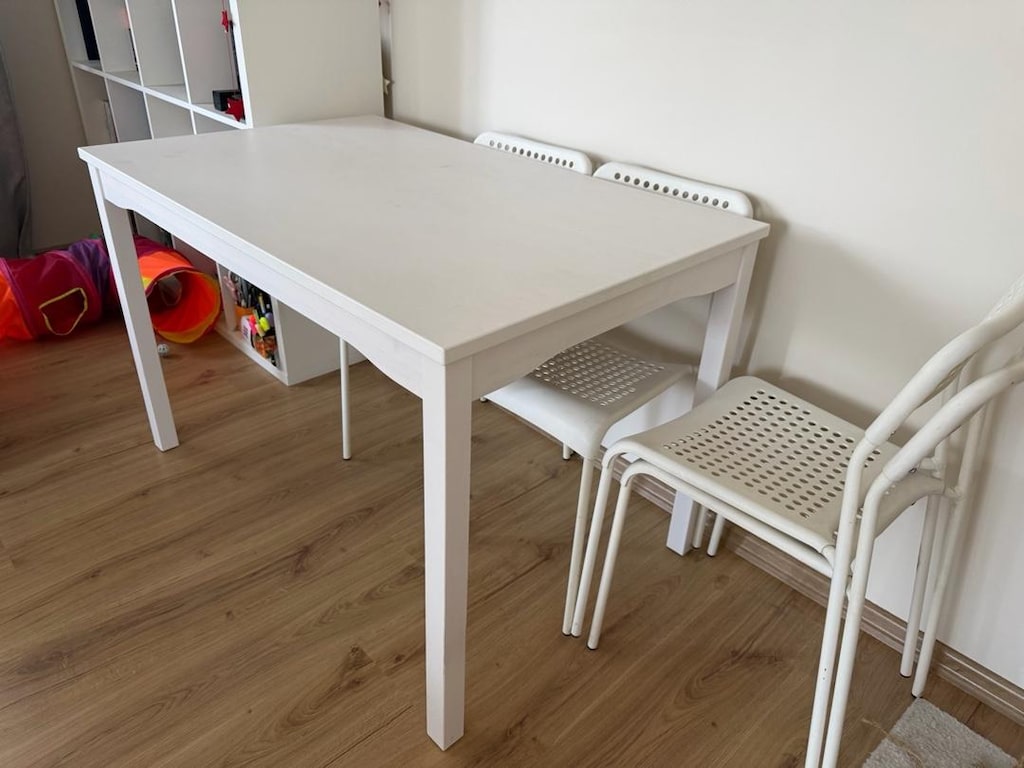 IKEA HAUGA Yemek / Çalışma Masası - Beyaz - 3