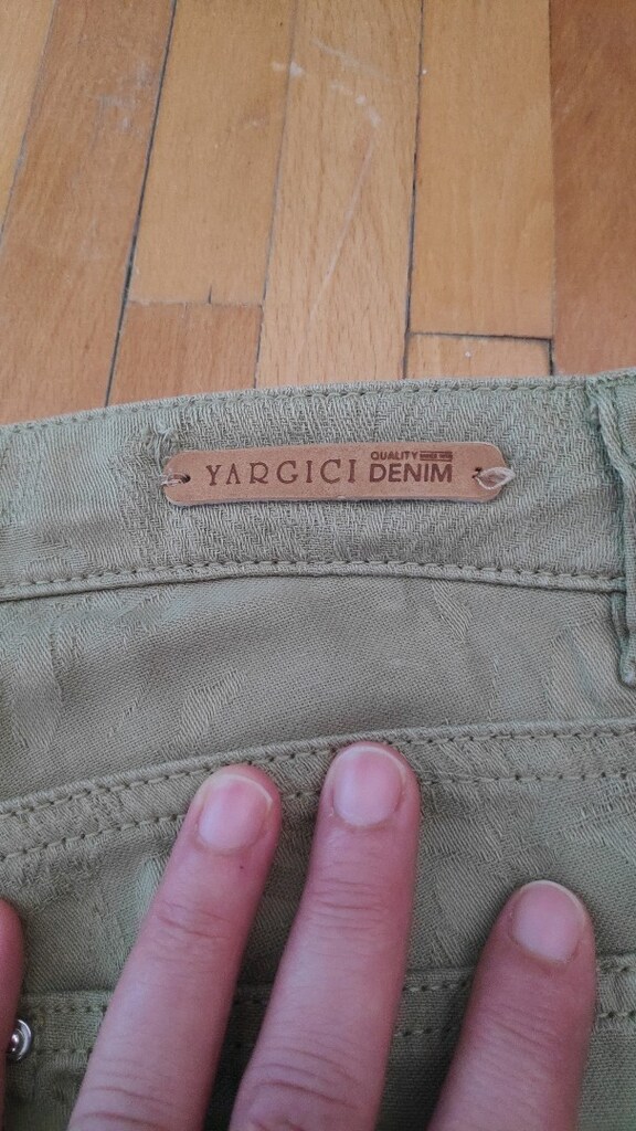 Kendimden Desenli Haki Yargıcı Jean - 9