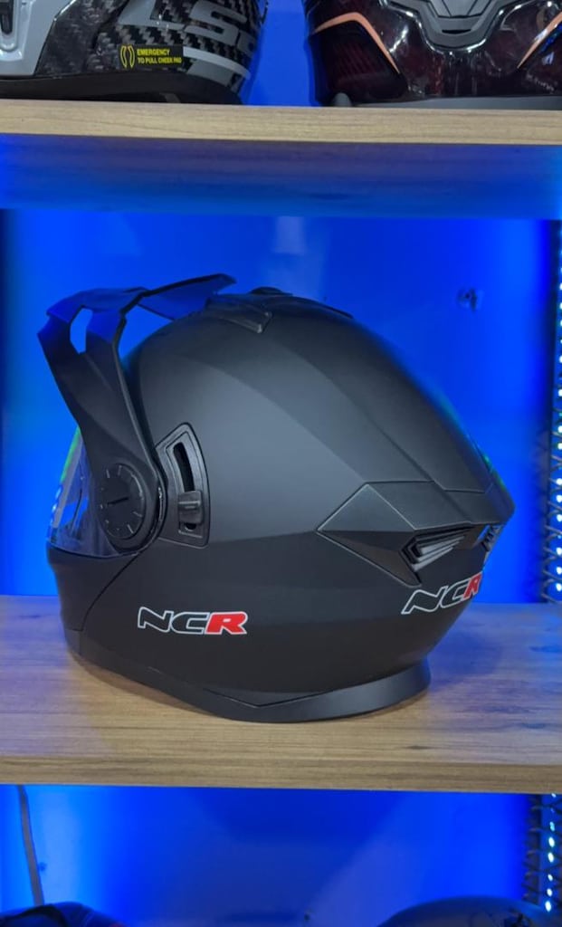 NCR Siyah Motosiklet Kaskı - 3