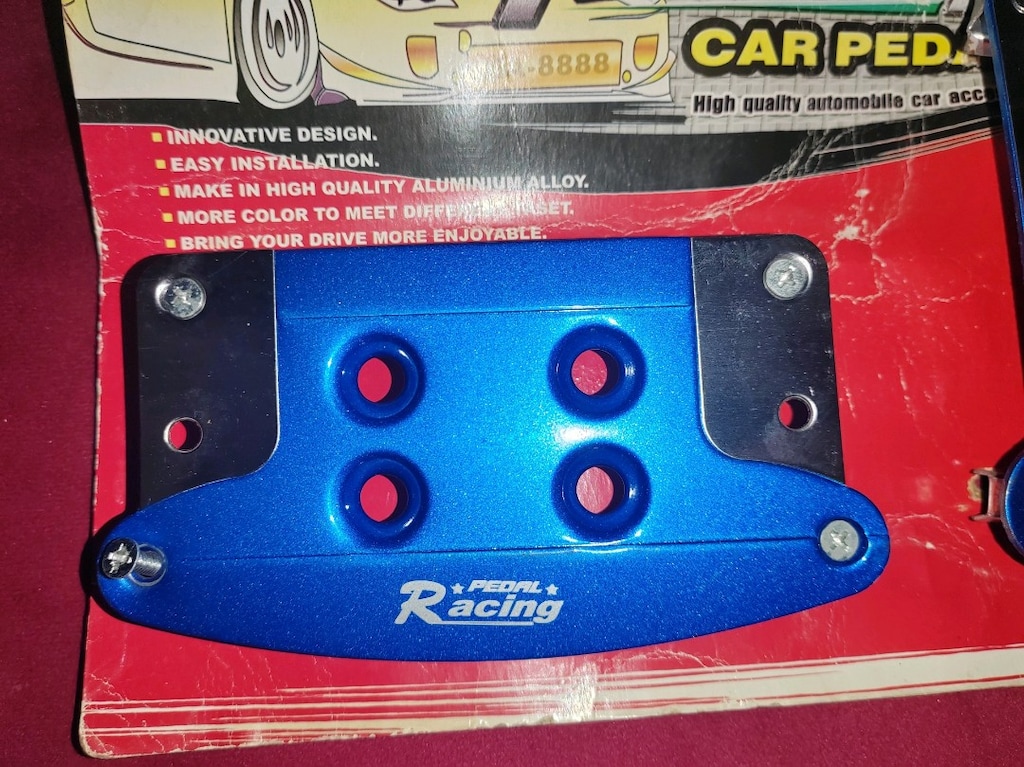 Otomatik araba pedal seti, alüminyum spor - 2