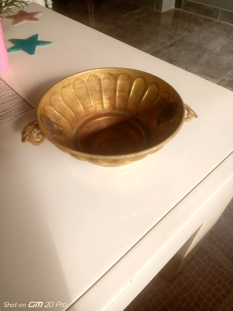 bakır antika tabak - 2