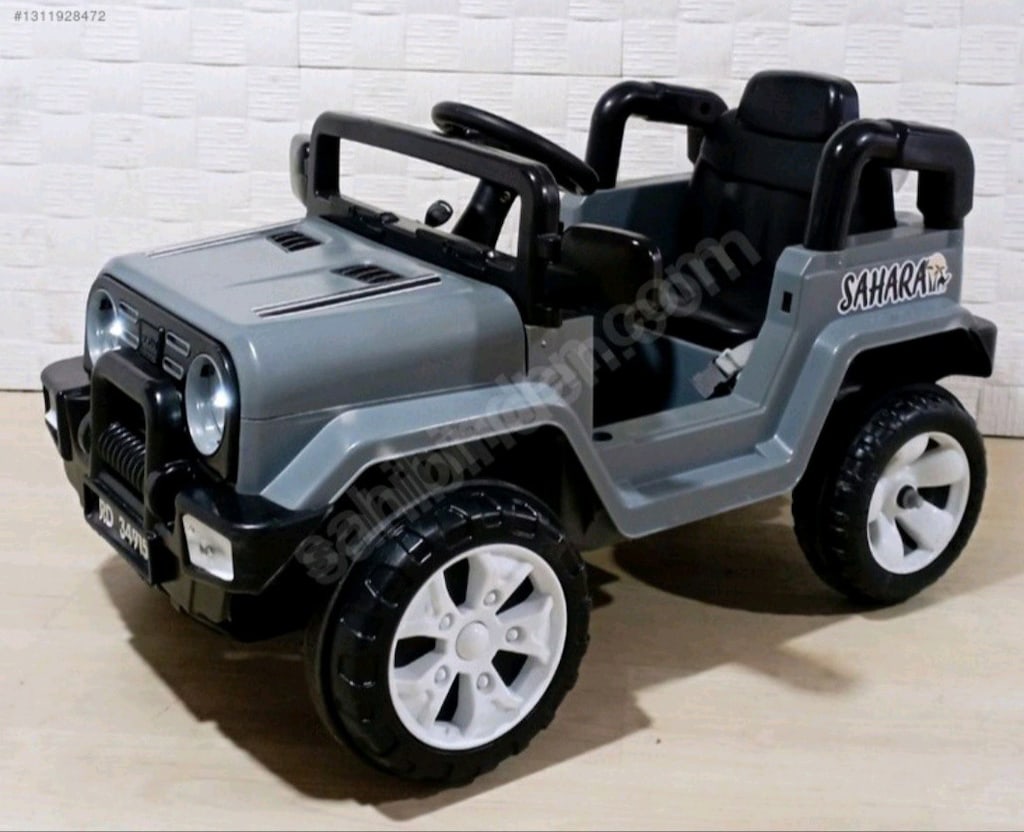 Akülü araba 12 volt çift motorlu aküsü sıfır paketinde - 3