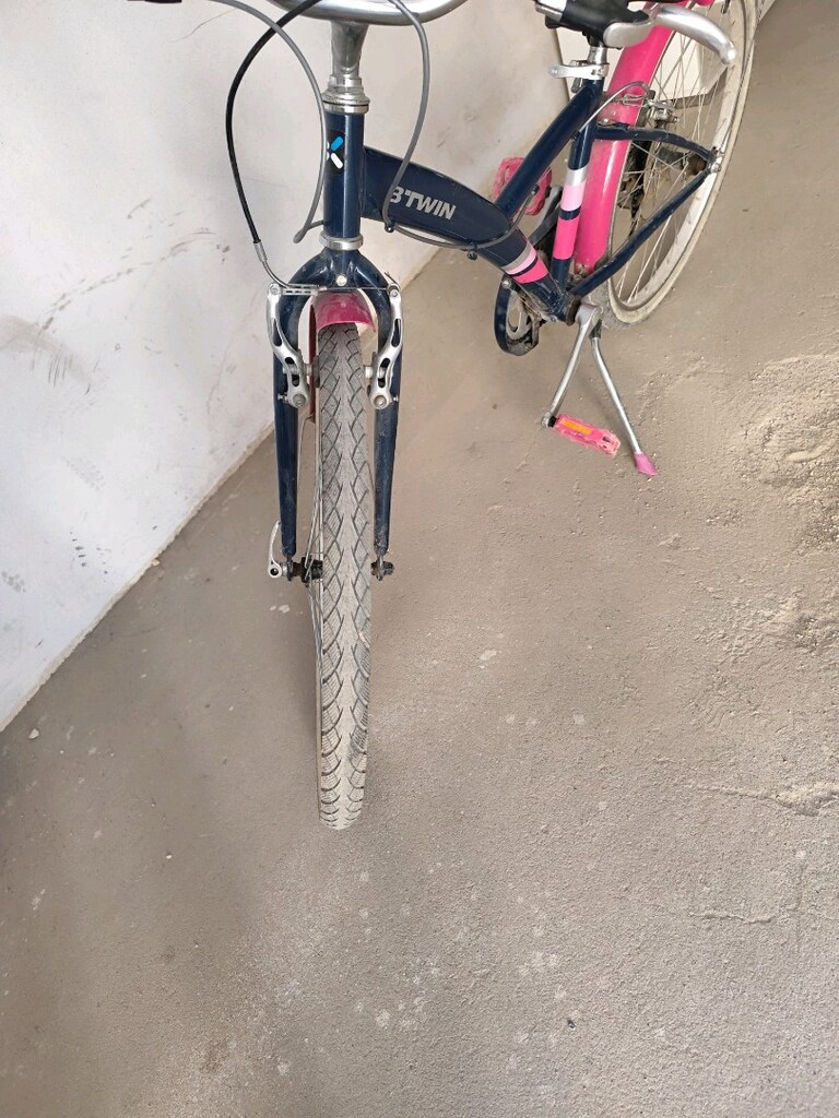 Btwin Original 500 Decathlon 24 jant 6 vites şehir bisikleti temiz - 5