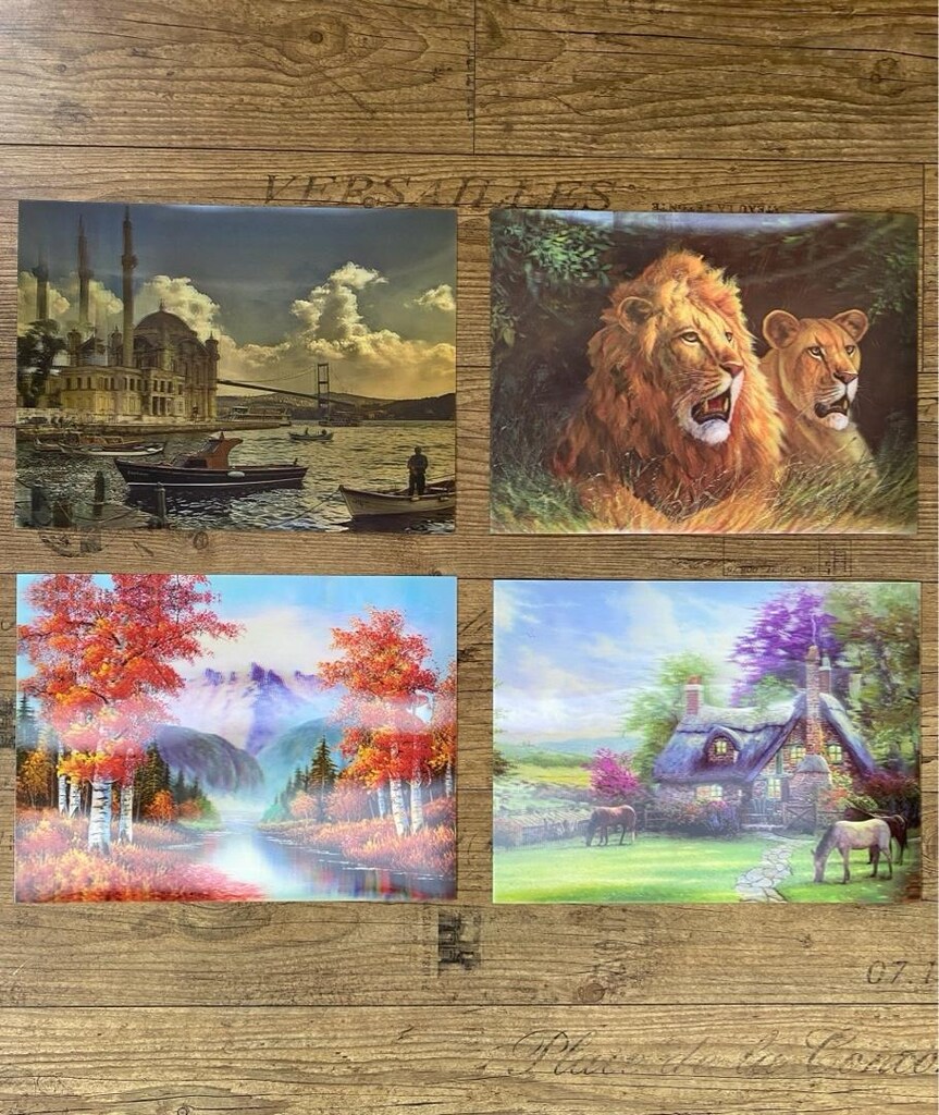 9 Adet Lentüküler Baskı Poster - 2