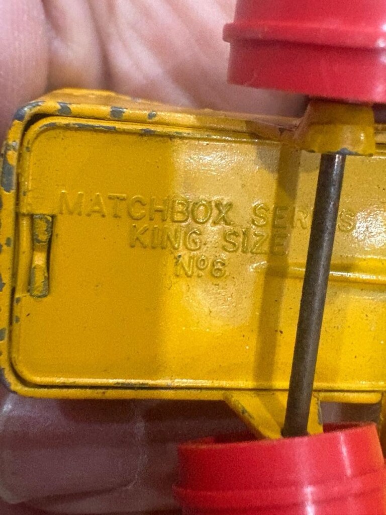 Matchbox King Size No:6 - Vintage Caterpillar D9 Traktör (1960s - İngi - 7