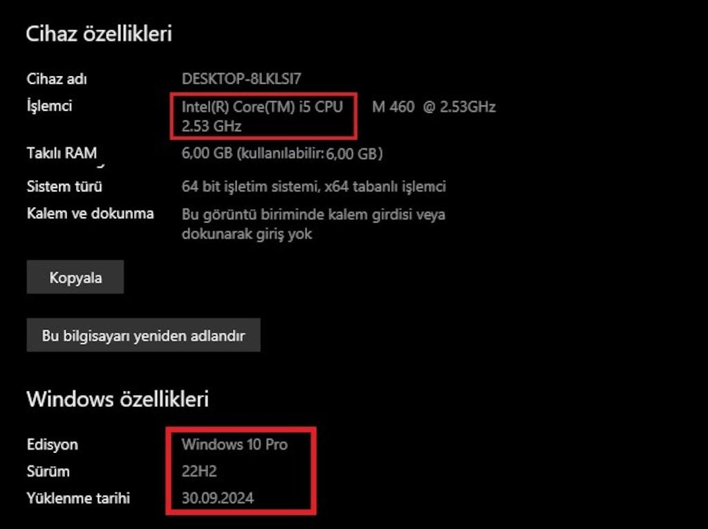 Sayfama Bakın... Güçlü Asus i5 2.67 ghz işlemci - SSD Turbodisk'li - 6