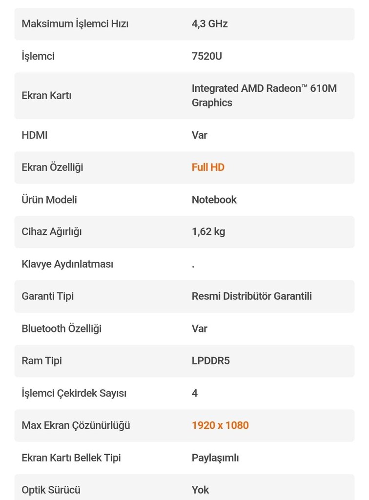 Lenovo 15. 6 inc notebook dizüstü bilgisayar - 6