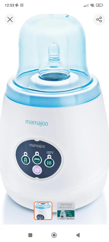 mamajoo digital mama ısıtıcı buharlı sterilizasyon - 3