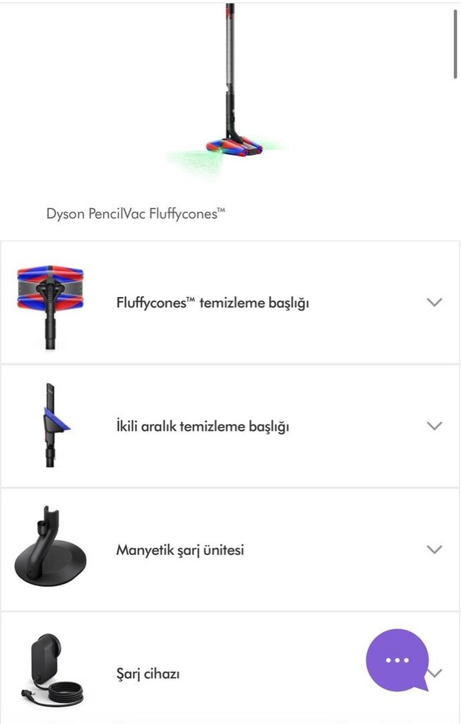 Dyson PencilVac Fluffycones kablosuz süpürge ÖZEL FİYAT - 6