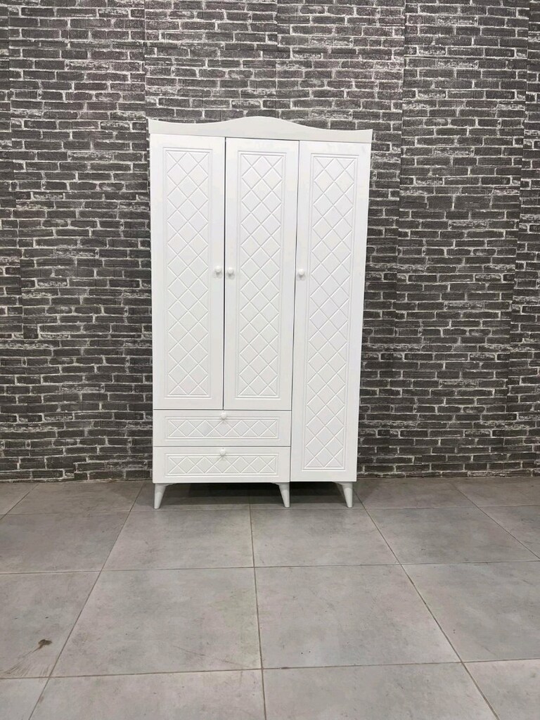 lake 3 kapaklı elbise dolabı MDF ürün - 3