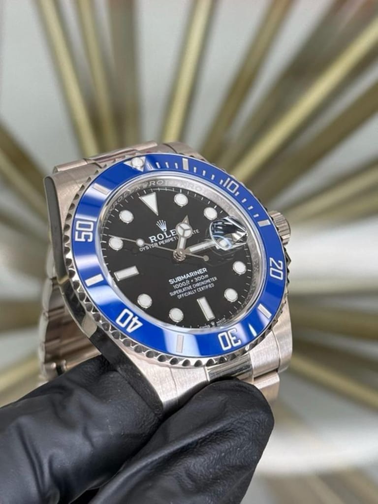 Özel Seri Rolex Submariner - Mavi Bezel & Jubilee Kordon (Sıfır) - 5