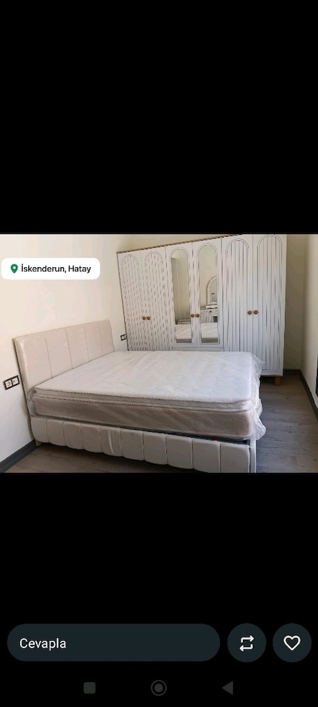 160/200 cm'lik baza Başlık petli yatak takım sandıklı baza - 4