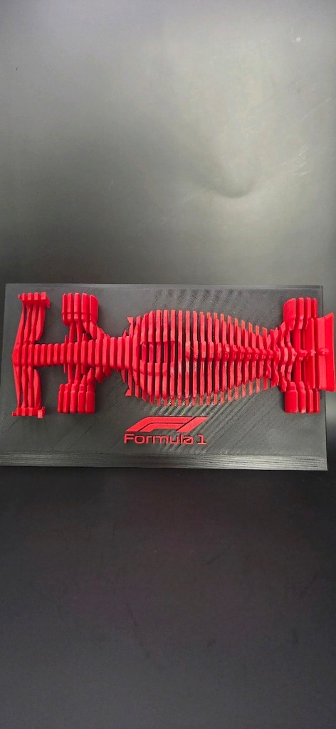 Formula 1 F1 Aracı 3D Dekoratif Model – Masaüstü Koleksiyonluk