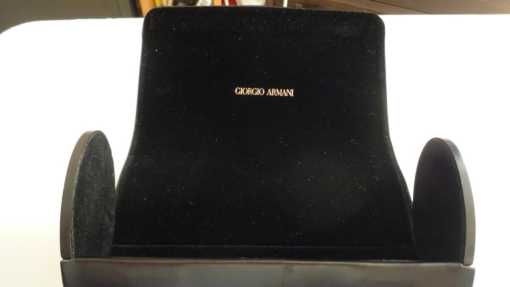 Orijinal Giorgio Armani Gerçek Deri Gözlük Kılıfı - 3
