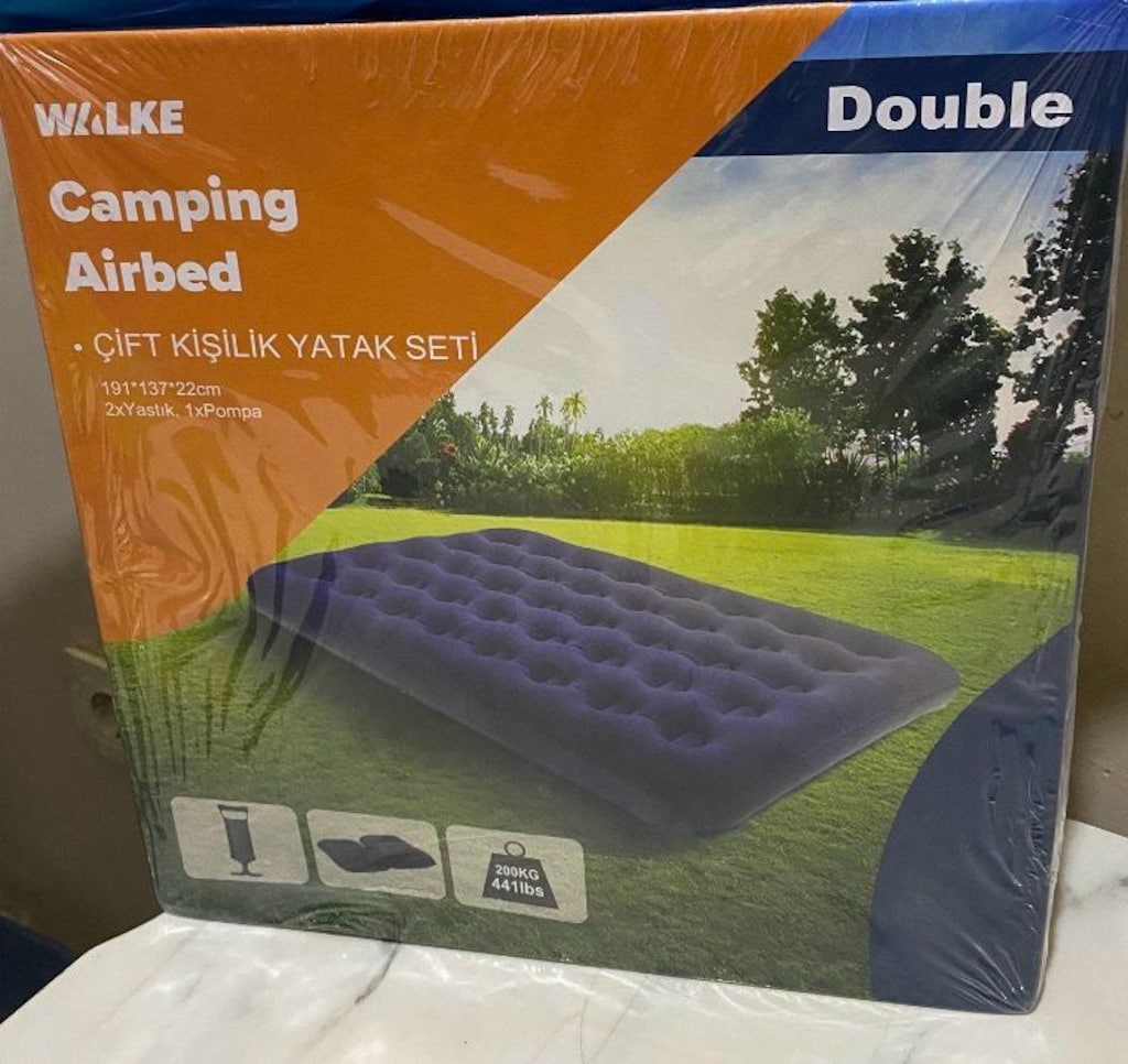 walke cift kişilik şişme yatak