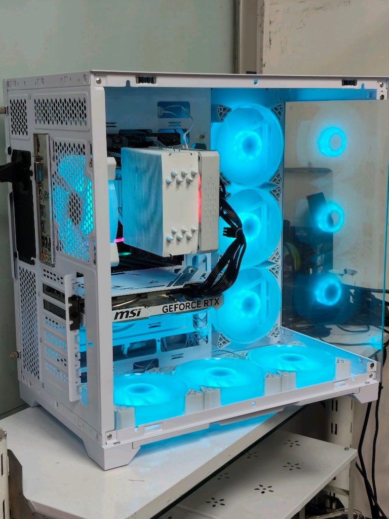 RTX 4060 RYZEN5 5600X 16GB RGB RAM 1TB M2SSD 600W AKVARYUM KASA - 8