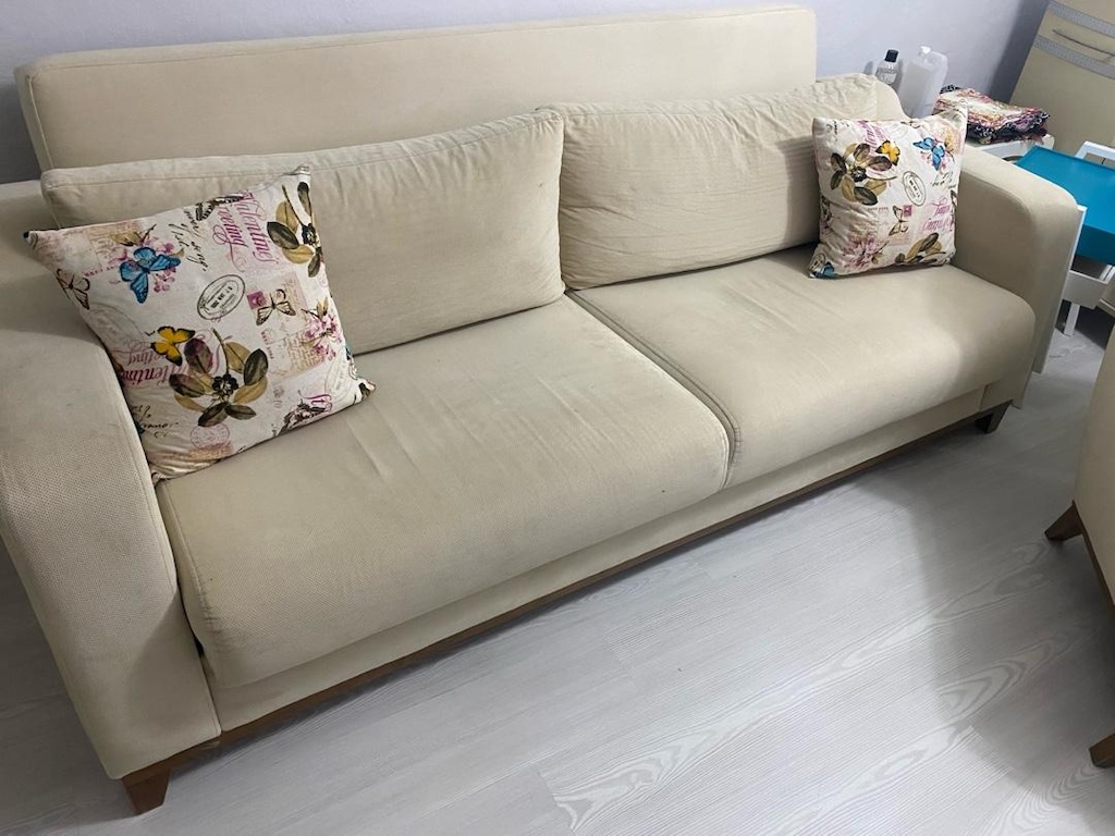 2 adet kanepe 2 tekli yataklı sandıklı taytuyu - 2