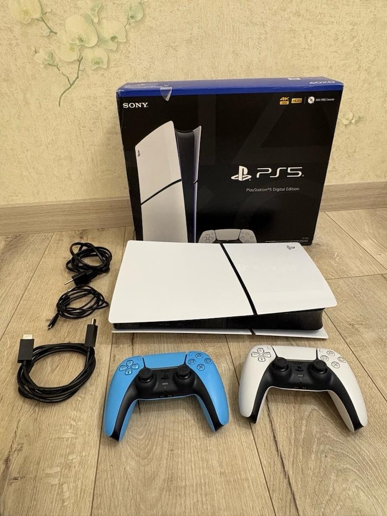 PS5 Slim Digital 1 TB | 5 Aylık Garantili | 2 Kol | Kutulu Temiz - 4