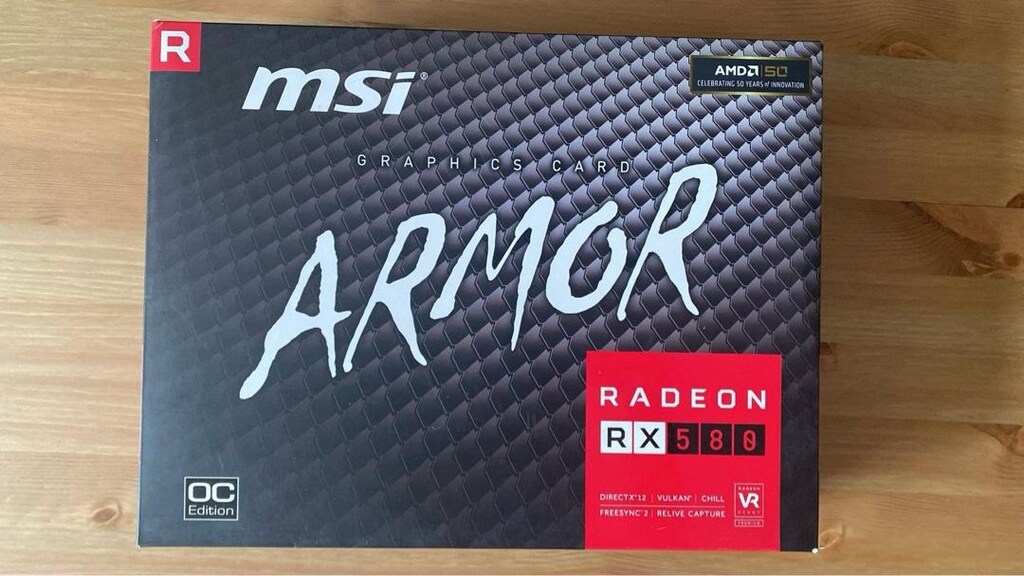 MSI RADEON RX 580 ARMOR OC 8GB
