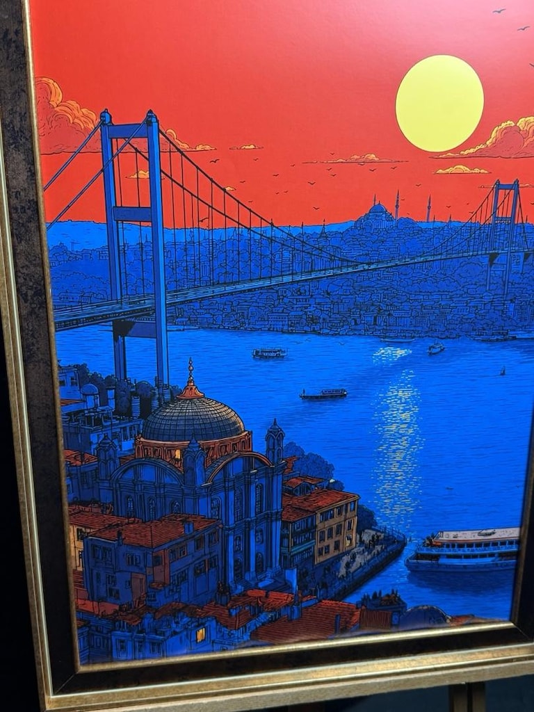 CAMLI ÇERÇEVELİ PREMİUM TABLO - 3