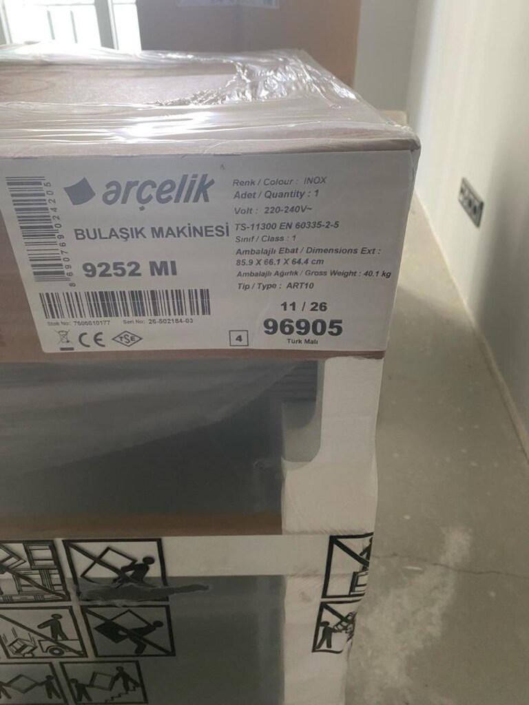 Arçelik kutusunda ankastre set ve bulaşık makinası. - 8