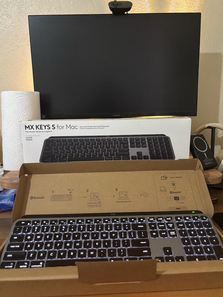 LOGİTECH MX KEYS MAC UYUMLU BLUETOOH KLAVYE - 2