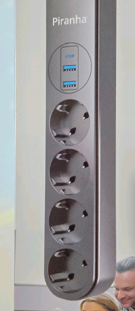 Piranha Termal Korumalı 4’lü Priz 2 USB 1 Type-C. - 3