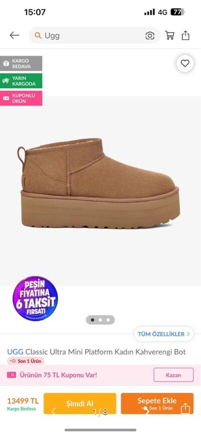 ugg classic ultra mini platform taba bot