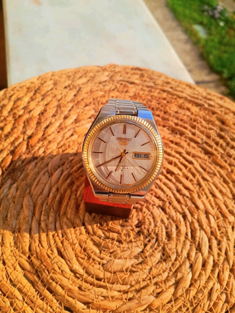 ALTIN KAPLAMA ROLEX BEZEL SEİKO OTOMATİK 7019 KOLEKSİYONLUK - 7